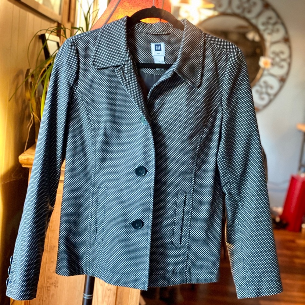 Blue & White Women’s Coat by Gap